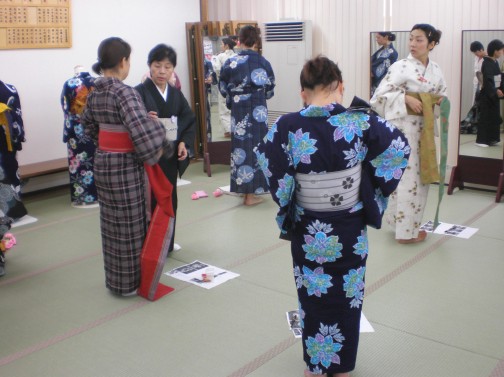 浴衣半巾帯 創作結び講習会