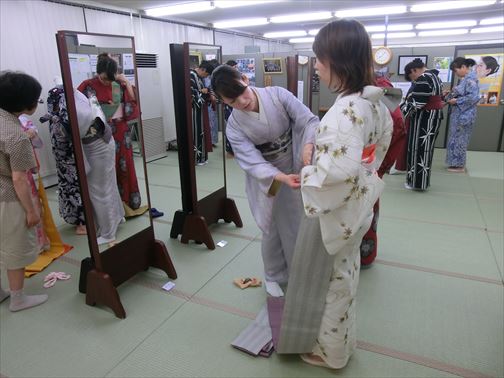 ゆかた着付教室