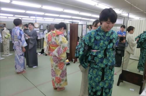 ゆかた着付教室